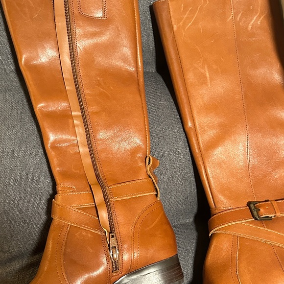 Brown Leather Riding Boots - Picture 3 of 5